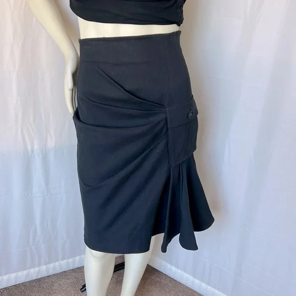 Byron Lars Beauty Mark Black Skirt - Picture 3 of 6